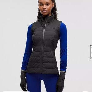 Lululemon Athletica Black Down For It All Vest in size 6